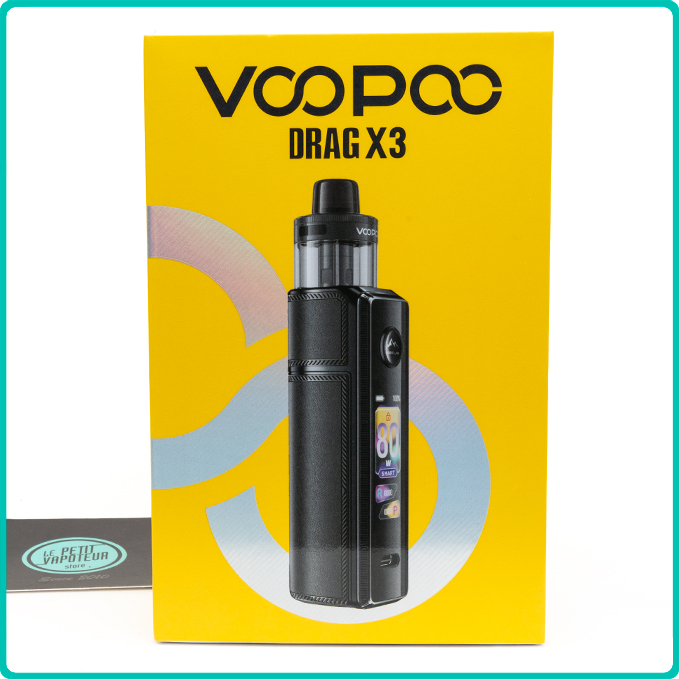 Packaging du Pod Drag X3 Voopoo
